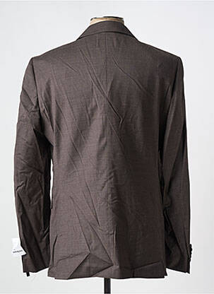 Blazer tissage chiné marron BARUTTI homme