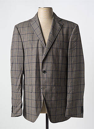 Blazer tissage chiné marron BARUTTI homme