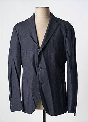 Blazer tissage chiné bleu BARUTTI homme