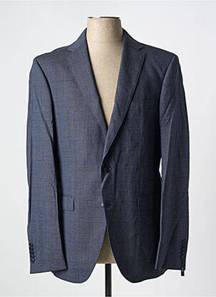 Blazer tissage chiné bleu BARUTTI homme