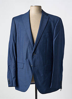 Blazer tissage chiné bleu BARUTTI homme