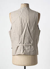 Gilet sans manche beige MASTERHAND pour homme seconde vue