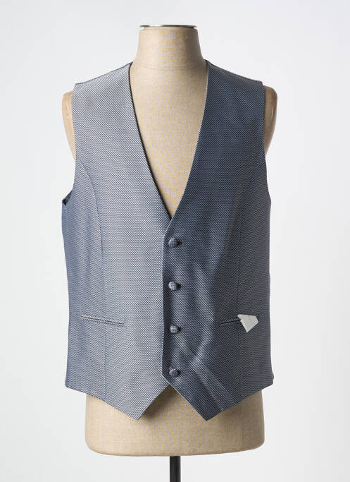 Gilet sans manche effet matière satinée bleu BARUTTI homme