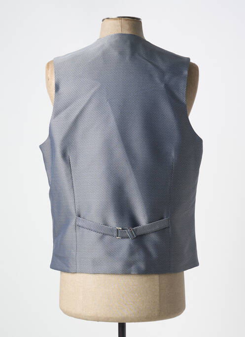 Gilet sans manche effet matière satinée bleu BARUTTI homme