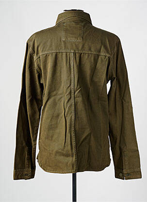 Veste casual fermeture boutonnée sur le devant vert DAYTONA homme