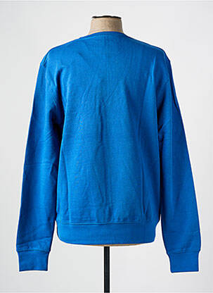 Sweat-shirt stretch manches longues bleu DAYTONA homme