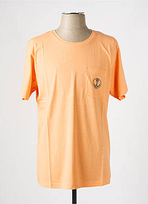 T-shirt coupe droite manches courtes orange IRON AND RESIN homme