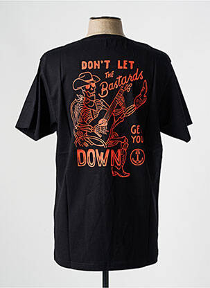 T-shirt coupe droite manches courtes noir IRON AND RESIN homme