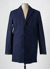 Manteau court poches sans capuche bleu DAYTONA homme