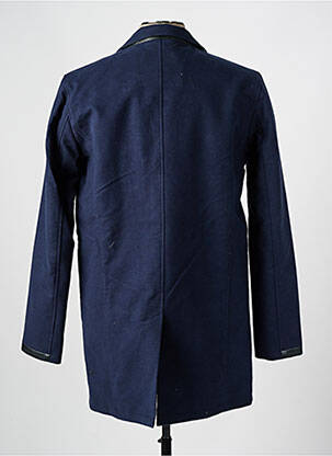 Manteau court poches sans capuche bleu DAYTONA homme