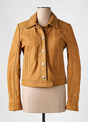 Veste casual finition intérieure doublée marron ROSE GARDEN femme