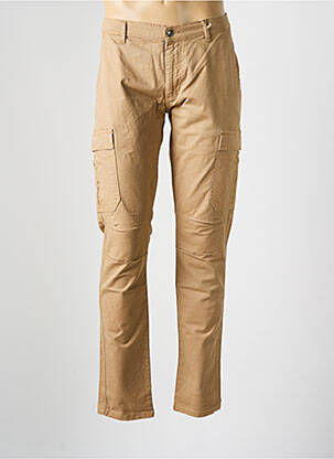 Pantalon cargo poches taille normale marron DAYTONA homme