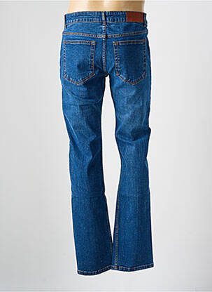Jeans coupe droite fermeture zippée sous rabat boutonné taille normale bleu DAYTONA homme