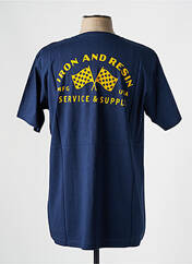 T-shirt bleu IRON AND RESIN pour homme seconde vue