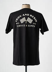 T-shirt noir IRON AND RESIN pour homme seconde vue