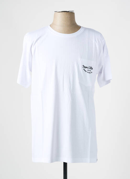 T-shirt coupe droite manches courtes blanc IRON AND RESIN homme