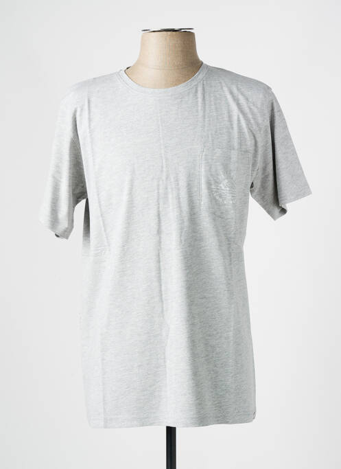 T-shirt coupe droite manches courtes gris IRON AND RESIN homme