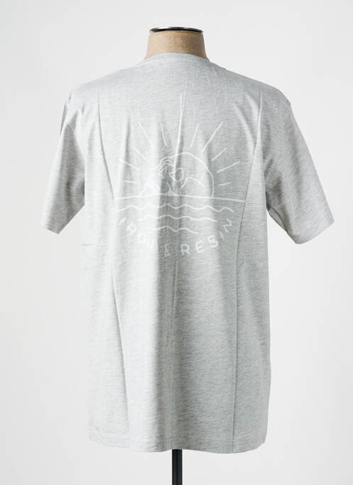 T-shirt coupe droite manches courtes gris IRON AND RESIN homme