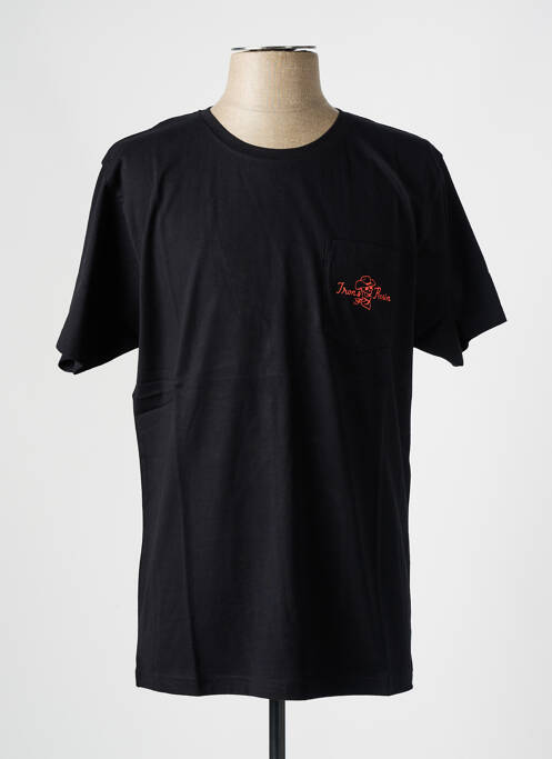 T-shirt noir IRON AND RESIN pour homme
