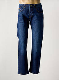 Jeans coupe slim fermeture boutonnée sur le devant taille normale bleu DAYTONA homme