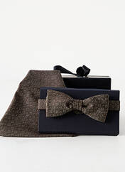 Noeud papillon marron BARUTTI pour homme seconde vue