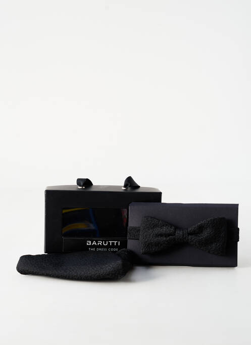 Noeud papillon noir BARUTTI pour homme