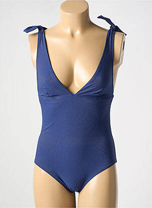 Maillot de bain 1 pièce haut triangles haut triangles bleu SIMONE PERELE femme