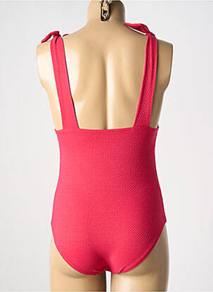 Maillot de bain 1 pièce haut triangles haut triangles rouge SIMONE PERELE femme