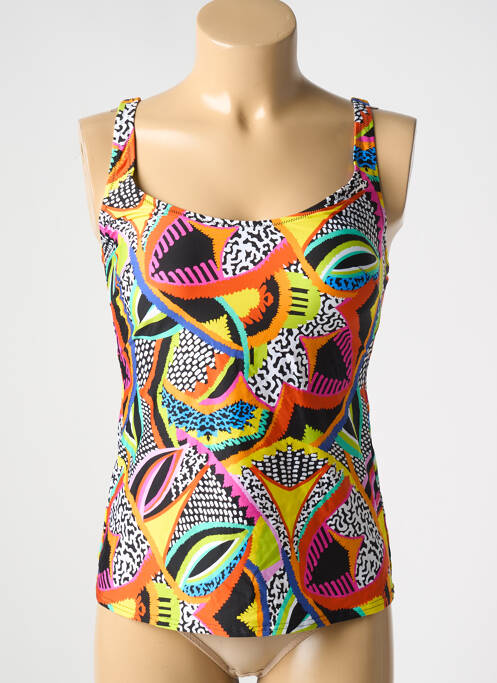 Haut de maillot de bain jaune ANTIGEL pour femme