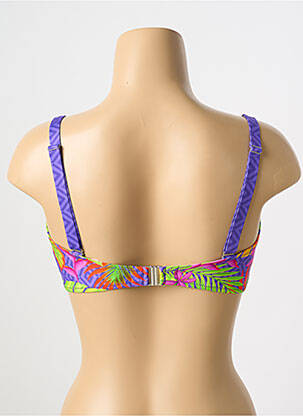 Haut de maillot de bain stretch violet ANTIGEL femme