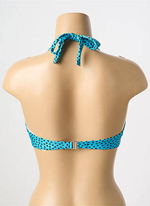 Haut de maillot de bain stretch bleu ANTIGEL femme