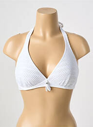 Haut de maillot de bain haut soutien-gorge emboitant haut soutien-gorge emboitant blanc ANTIGEL femme