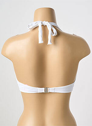 Haut de maillot de bain haut soutien-gorge emboitant haut soutien-gorge emboitant blanc ANTIGEL femme