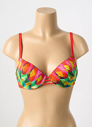 Haut de maillot de bain haut soutien-gorge moulé haut soutien-gorge moulé rouge ANTIGEL femme