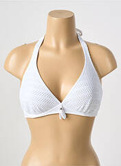 Haut de maillot de bain blanc ANTIGEL pour femme seconde vue
