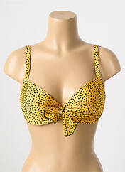Haut de maillot de bain jaune ANTIGEL pour femme seconde vue