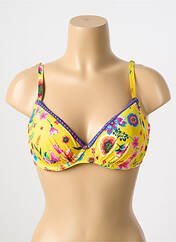 Haut de maillot de bain jaune ANTIGEL pour femme seconde vue