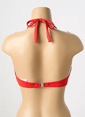 Haut de maillot de bain rouge ANTIGEL pour femme seconde vue