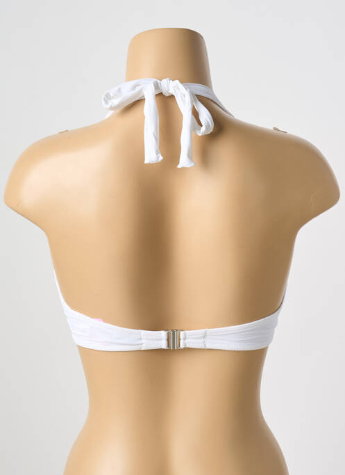 Haut de maillot de bain blanc ANTIGEL pour femme