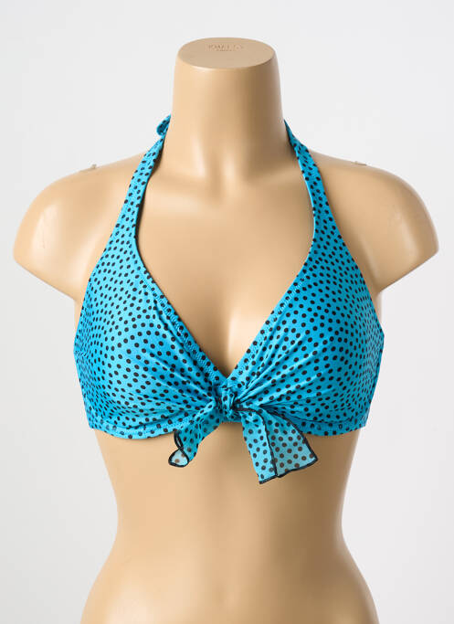 Haut de maillot de bain bleu ANTIGEL pour femme