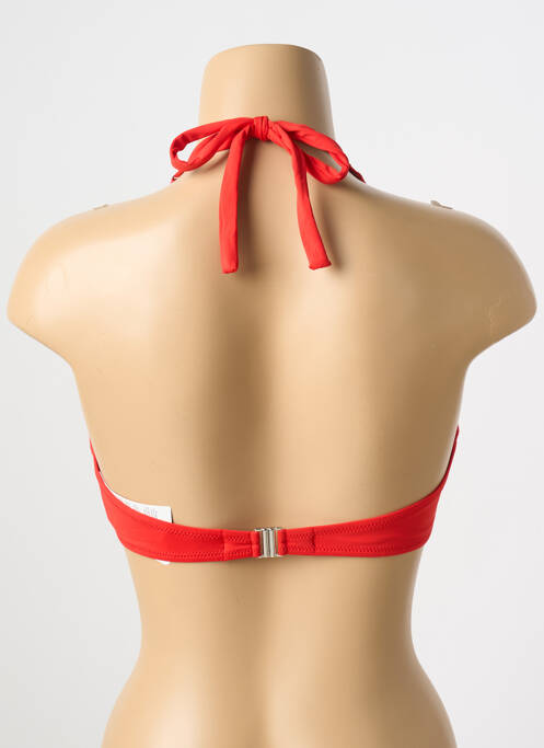 Haut de maillot de bain rouge ANTIGEL pour femme