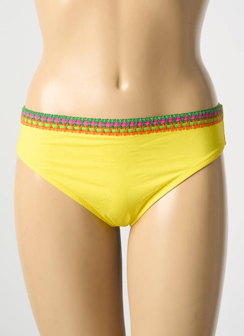 Bas de maillot de bain jaune ANTIGEL pour femme