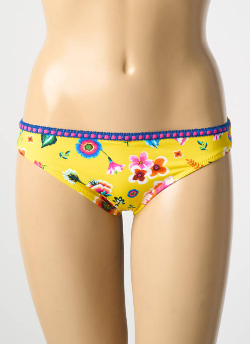 Bas de maillot de bain jaune ANTIGEL pour femme
