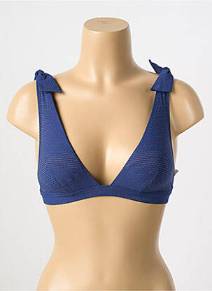 Haut de maillot de bain stretch haut soutien-gorge avec mousse de rembourrage amovible bleu SIMONE PERELE femme