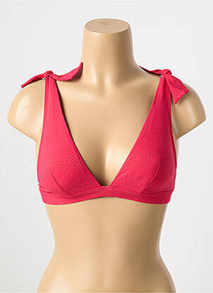 Haut de maillot de bain stretch haut soutien-gorge avec mousse de rembourrage amovible rose SIMONE PERELE femme