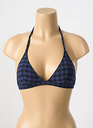 Haut de maillot de bain stretch haut soutien-gorge avec mousse de rembourrage amovible bleu SIMONE PERELE femme