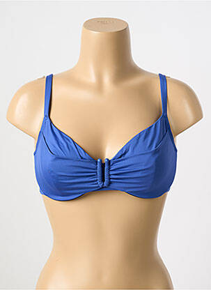 Haut de maillot de bain haut soutien-gorge emboitant haut soutien-gorge emboitant bleu SIMONE PERELE femme