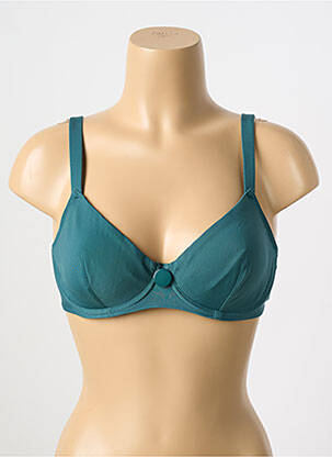 Haut de maillot de bain stretch haut soutien-gorge emboitant vert SIMONE PERELE femme