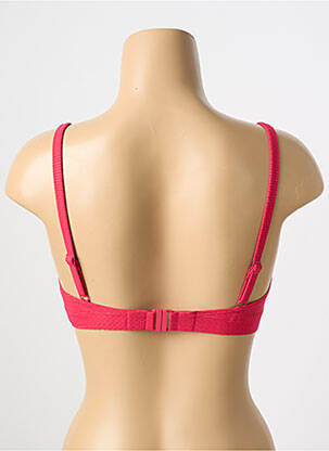 Haut de maillot de bain stretch haut soutien-gorge emboitant rouge SIMONE PERELE femme