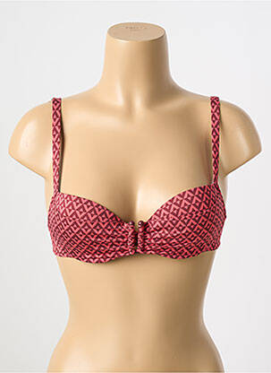 Haut de maillot de bain stretch haut soutien-gorge moulé rouge SIMONE PERELE femme